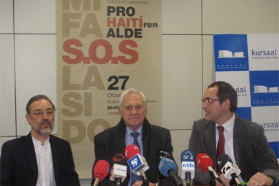 EUSKADIKO ORKESTRAK ETA DONOSTIAKO ORFEOIAK HAITIREN ALDEKO KONTZERTUA AURKEZTEN DUTE