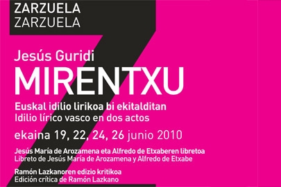 Orkestrak “Mirentxu” zarzuela Arriaga Antzokian interpretatzearekin amaituko du 2009/2010 denboraldia
