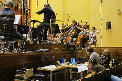 Euskadiko Orkestrak Oriol Pauloren “Contratiempo” pelikularen soinu banda grabatzen