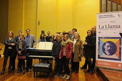 José Mª Usandizagaren (1887-1915) "La Llama" operaren berrestreinaldia kontzertu bertsioan