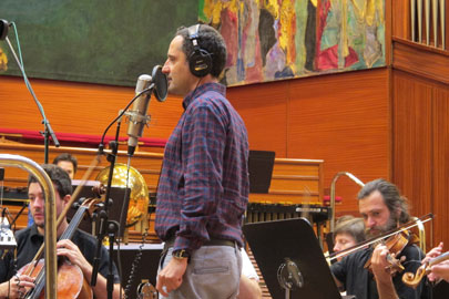 Jorge Drexler Euskadiko Orkestrarekin grabatzen