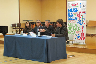 Abian dira Euskadiko Orkestraren "Musika Gela"ren jarduerak
