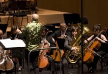 Oscar Abella, Christian Lindberg eta Euskadiko Orkestra 