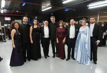 Elenco de solistaas en el reestreno de 
