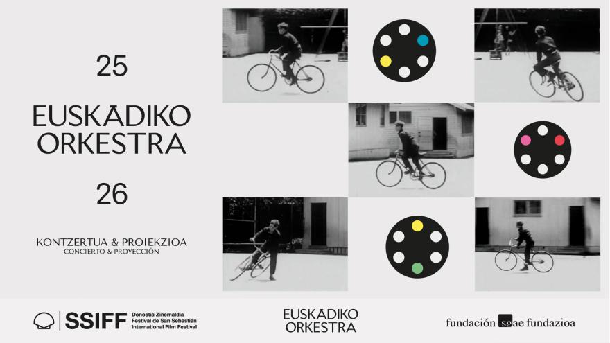 Donostia Zinemaldiak, Euskadiko Orkestrak eta SGAE Fundazioak ‘Kontzertua & Proiekzioa’ eskainiko dute larunbat arratsaldean, irailak 20